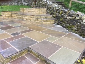 Indian Stone creation Alan Bailey Groundworks