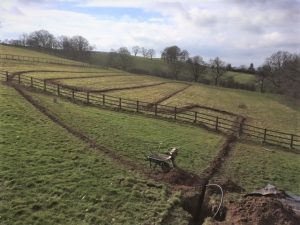 Trenching for less ground disturbance