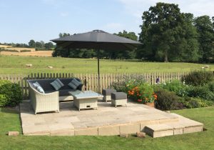 Raised Garden Patio Bradstone Old Town