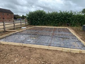 Concrete Base reinforced Ashbourne