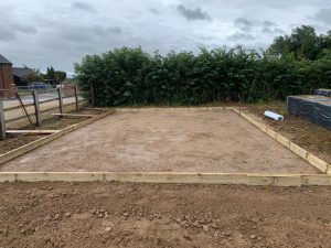 Prep for concrete base Derbyshire