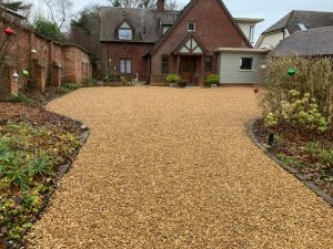 Golden Gravel Driveway